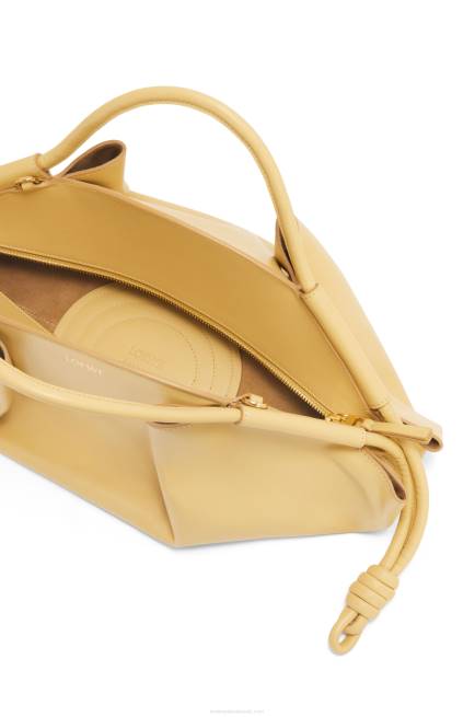 Dark Butter Paseo bag in shiny nappa calfskin Loewe 84PR352 Women