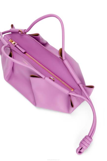 Rockrose Small Paseo bag in shiny nappa calfskin Loewe 84PR348 Women