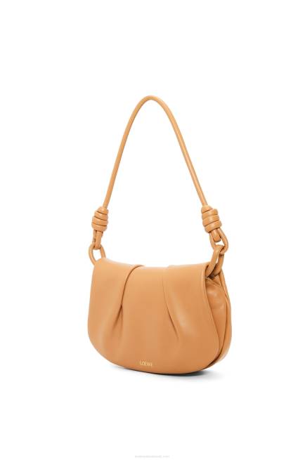 Warm Desert Paseo satchel in shiny nappa calfskin Loewe 84PR334 Women