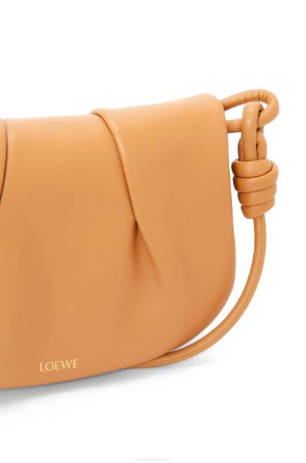 Warm Desert Paseo satchel in shiny nappa calfskin Loewe 84PR334 Women