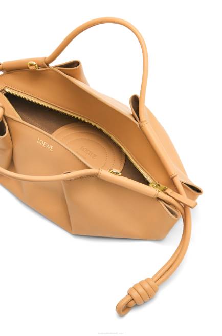 Warm Desert Small Paseo bag in shiny nappa calfskin Loewe 84PR418 Women