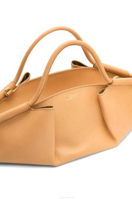 Warm Desert Small Paseo bag in shiny nappa calfskin Loewe 84PR418 Women