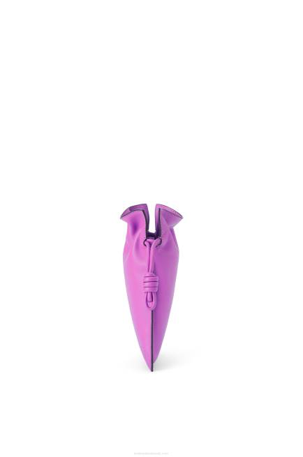 Bright Purple Flamenco Pocket in nappa calfskin Loewe 84PR295 Women