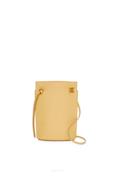 Dark Butter Dice pocket in classic calfskin Loewe 84PR574 Women