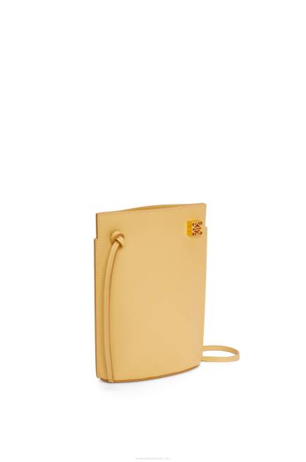 Dark Butter Dice pocket in classic calfskin Loewe 84PR574 Women