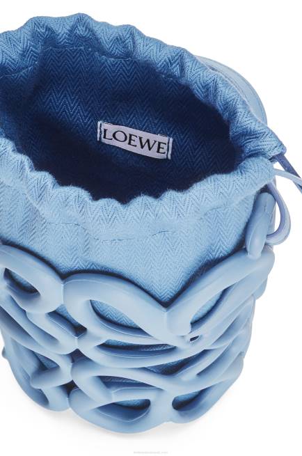 Dusty Blue Anagram inflated pocket in light foam rubber Loewe 84PR576 Women