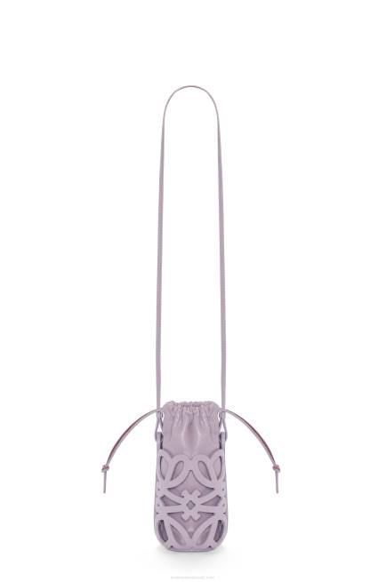 Pale Aubergine Glaze Anagram cut-out pocket in classic calfskin and nappa Loewe 84PR550 Women