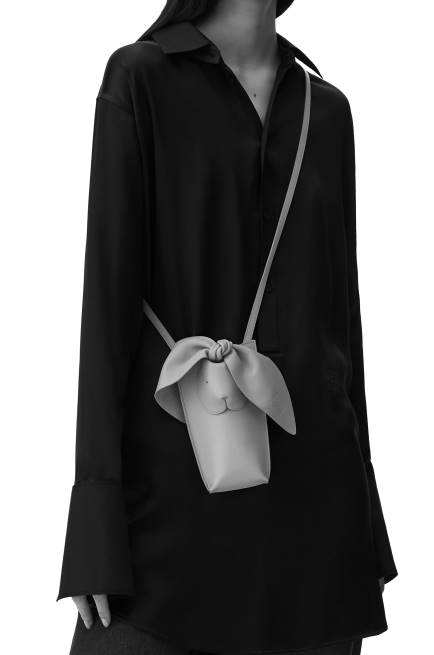 Peach Bloom Bunny pocket in classic calfskin Loewe 84PR621 Women