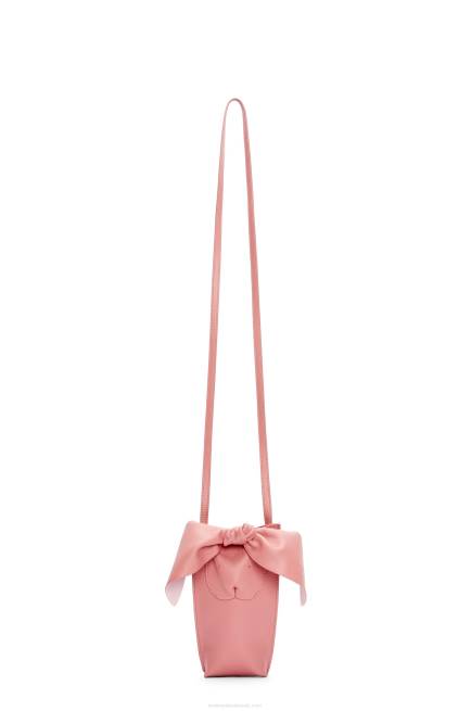 Peach Bloom Bunny pocket in classic calfskin Loewe 84PR621 Women