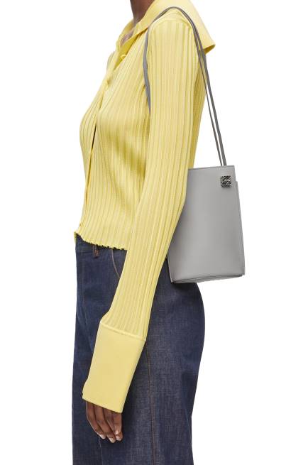 Pearl Grey Dice pocket in classic calfskin Loewe 84PR572 Women