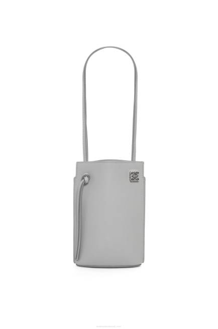 Pearl Grey Dice pocket in classic calfskin Loewe 84PR572 Women