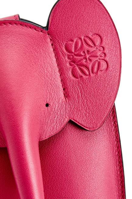Ruby Red Glaze Elephant Pocket in classic calfskin Loewe 84PR604 Women