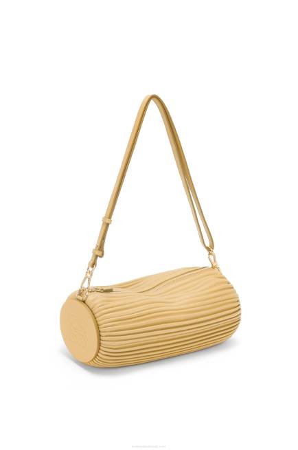 Dark Butter Bracelet Pouch in pleated nappa Loewe 84PR375 Women