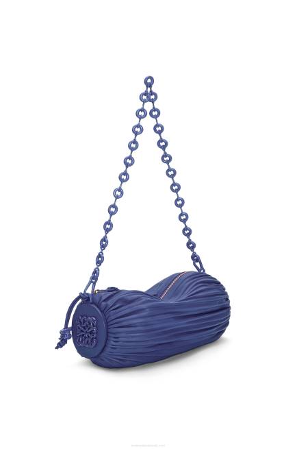 Deep Purple Glaze Bracelet Pouch in pleated nappa Loewe 84PR601 Women