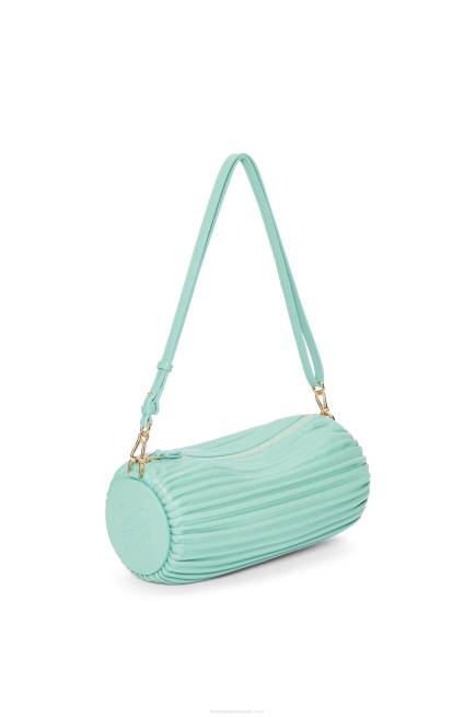 Fresh Mint Bracelet Pouch in pleated nappa Loewe 84PR398 Women