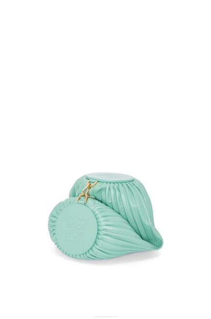 Fresh Mint Bracelet Pouch in pleated nappa Loewe 84PR398 Women