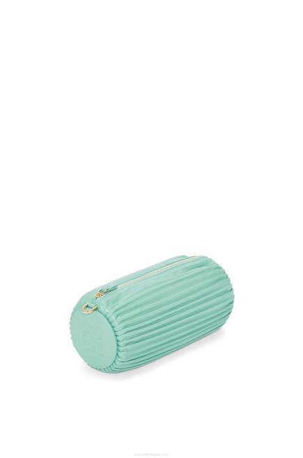 Fresh Mint Bracelet Pouch in pleated nappa Loewe 84PR398 Women