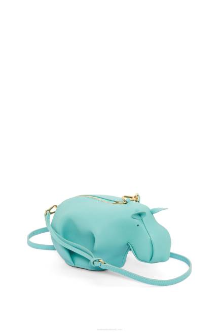 Fresh Mint Hippo bag in classic calfskin Loewe 84PR392 Women