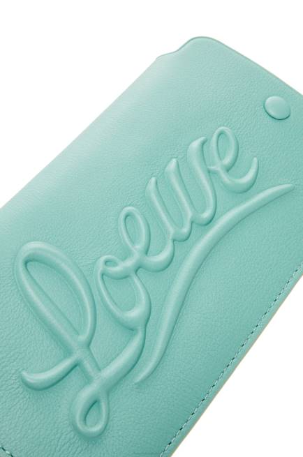 Fresh Mint Loop pouch in classic calfskin Loewe 84PR594 Women