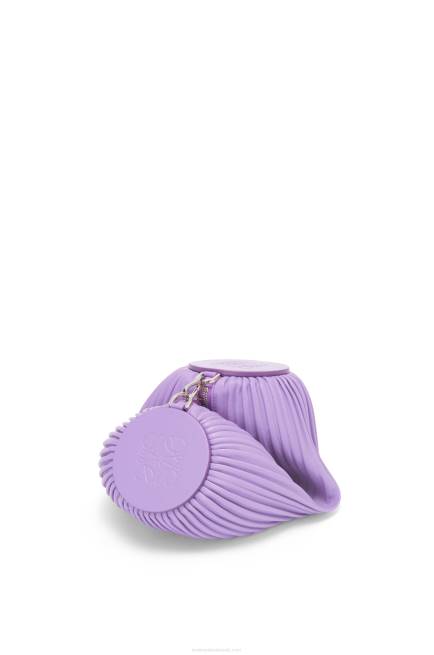 Light Mauve Bracelet Pouch in pleated nappa Loewe 84PR376 Women