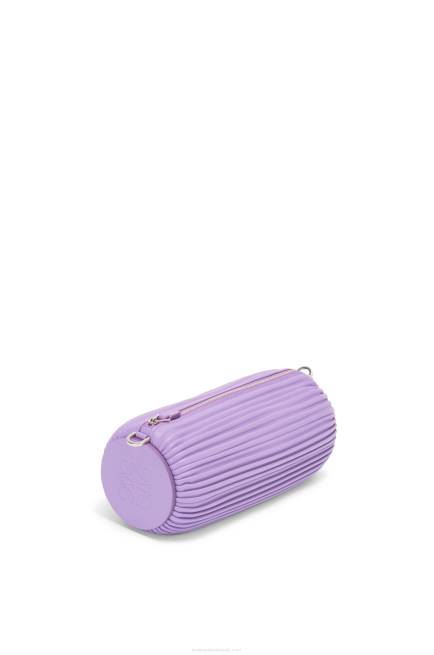 Light Mauve Bracelet Pouch in pleated nappa Loewe 84PR376 Women