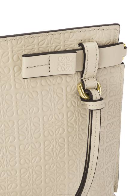 Light Oat Mini Repeat T Pouch in embossed silk calfskin Loewe 84PR611 Women
