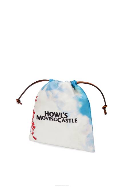 Multicolor Moving Castle drawstring pouch in canvas Loewe 84PR631 Women