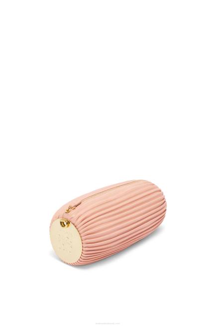 Pale Pink Bracelet pouch in nappa calfskin and brass Loewe 84PR618 Women