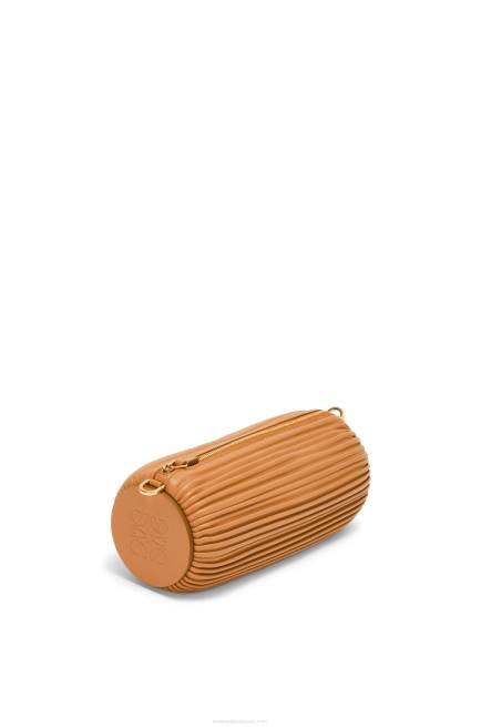 Warm Desert Bracelet Pouch in pleated nappa Loewe 84PR627 Women