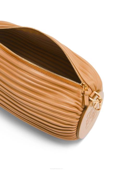 Warm Desert Bracelet Pouch in pleated nappa Loewe 84PR627 Women