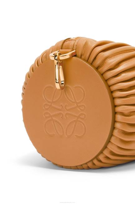 Warm Desert Bracelet Pouch in pleated nappa Loewe 84PR627 Women