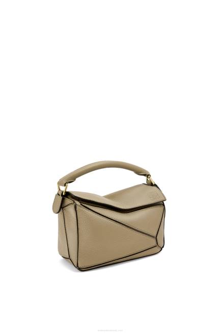 Artichoke Green Mini Puzzle bag in soft grained calfskin Loewe 84PR560 Women