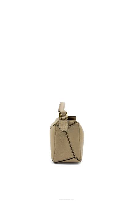 Artichoke Green Mini Puzzle bag in soft grained calfskin Loewe 84PR560 Women