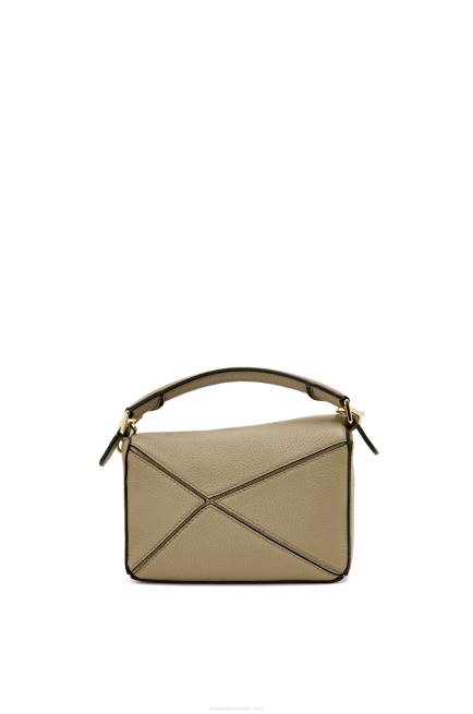 Artichoke Green Mini Puzzle bag in soft grained calfskin Loewe 84PR560 Women