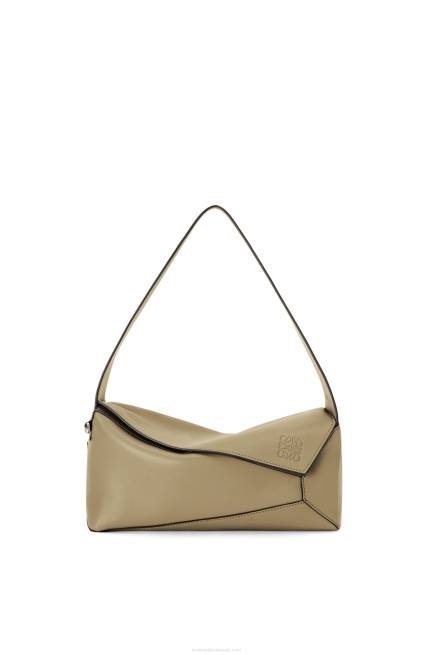 Artichoke Green Puzzle Hobo bag in nappa calfskin Loewe 84PR458 Women
