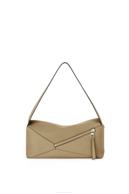 Artichoke Green Puzzle Hobo bag in nappa calfskin Loewe 84PR458 Women