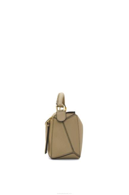 Artichoke Green Small Puzzle bag in soft grained calfskin Loewe 84PR535 Women