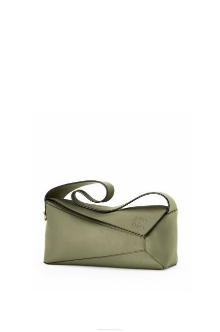 Avocado Green Puzzle Hobo bag in nappa calfskin Loewe 84PR471 Women