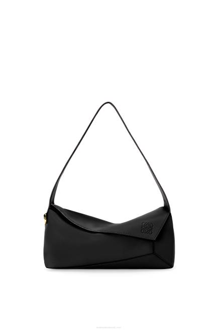 Black Puzzle Hobo bag in nappa calfskin Loewe 84PR513 Women