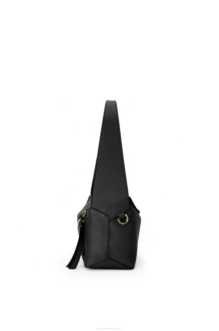 Black Puzzle Hobo bag in nappa calfskin Loewe 84PR513 Women