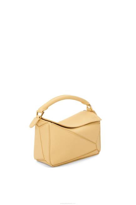 Dark Butter Mini Puzzle bag in soft grained calfskin Loewe 84PR234 Women