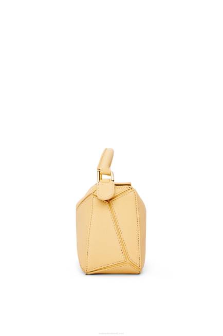 Dark Butter Mini Puzzle bag in soft grained calfskin Loewe 84PR234 Women