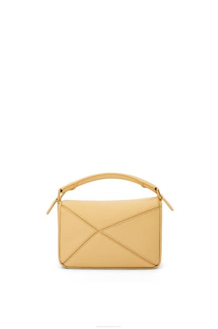 Dark Butter Mini Puzzle bag in soft grained calfskin Loewe 84PR234 Women