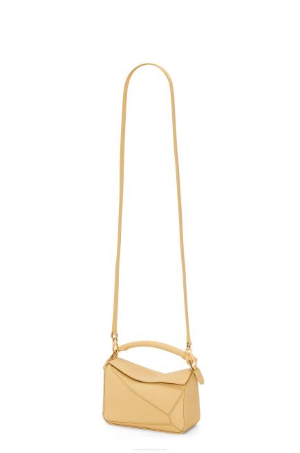 Dark Butter Mini Puzzle bag in soft grained calfskin Loewe 84PR234 Women