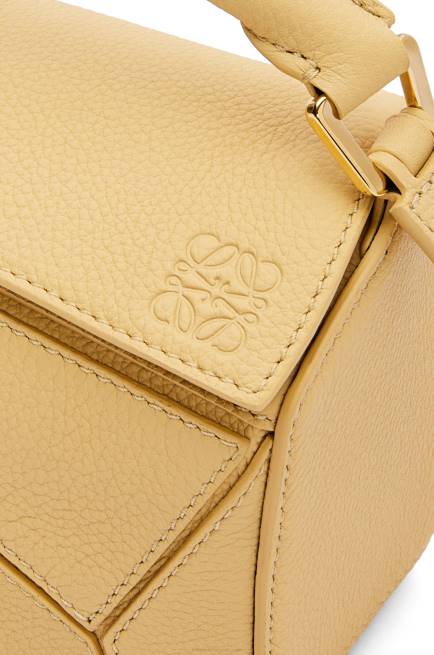 Dark Butter Mini Puzzle bag in soft grained calfskin Loewe 84PR234 Women