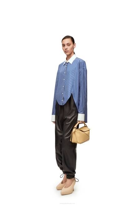 Dark Butter Small Puzzle bag in soft grained calfskin Loewe 84PR393 Women