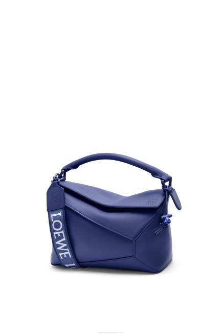 Deep Purple Glaze Small Puzzle Edge bag in satin calfskin Loewe 84PR531 Women