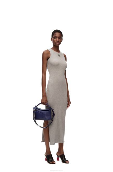 Deep Purple Glaze Small Puzzle Edge bag in satin calfskin Loewe 84PR531 Women