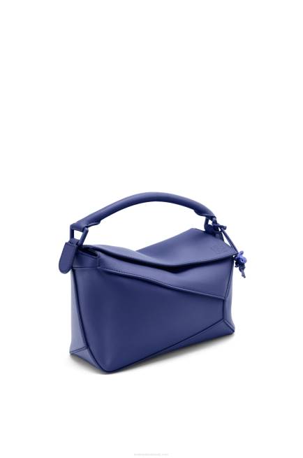 Deep Purple Glaze Small Puzzle Edge bag in satin calfskin Loewe 84PR531 Women