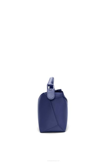 Deep Purple Glaze Small Puzzle Edge bag in satin calfskin Loewe 84PR531 Women